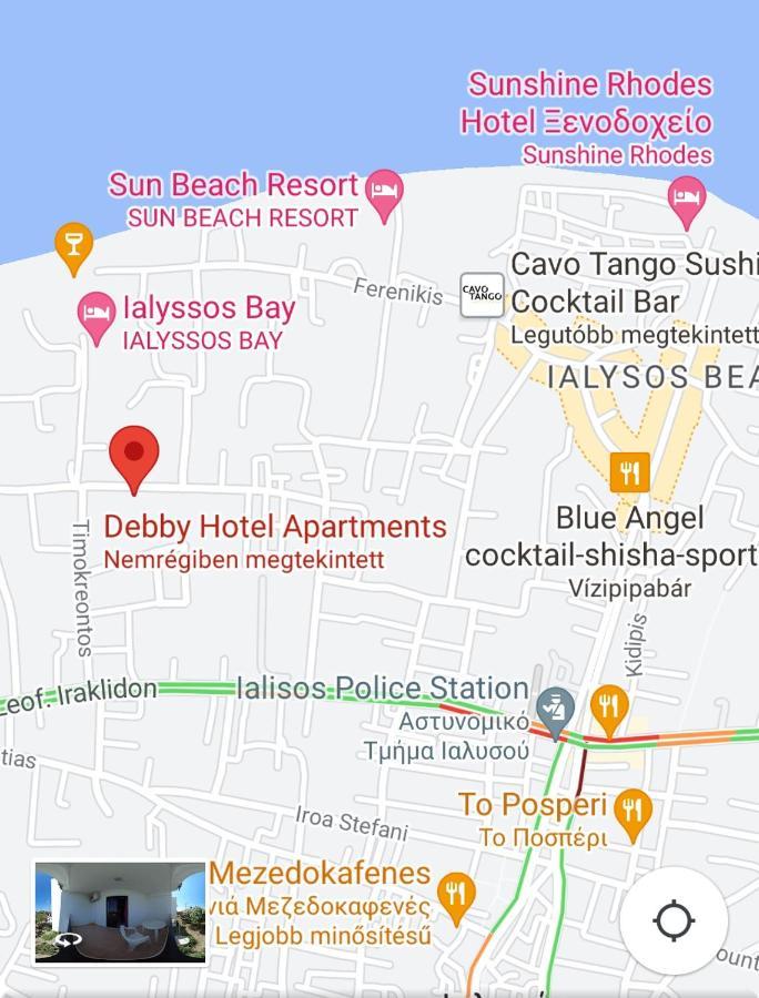 Debbi Appartments And Hotel Ialysos  Luaran gambar